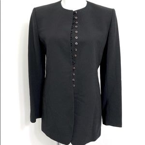 Vintage Rena Rowan button front suit coat